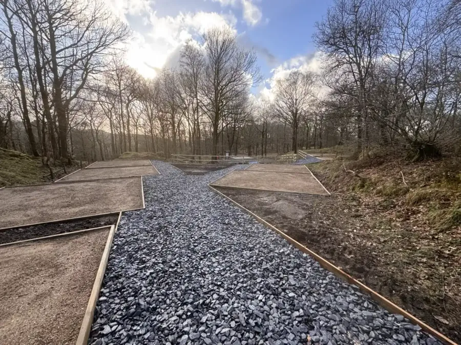 Camp Pods, Paths & Group Spaces for the Scouts, South Lakes